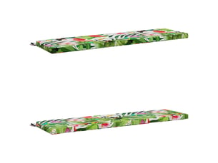 Lot de 2 coussins de banc, coussins d'assise soest 100 % polyester cf56871