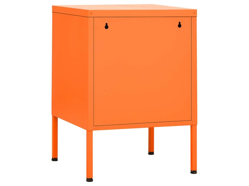  Table de chevet - cabinet de chevet - table de nuit rose 35x35x51 cm acier  - Conforama D