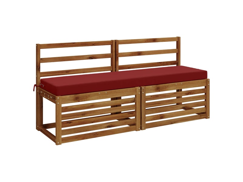  Coussin de banc, coussin d'assise, coussin de canapé soest 100 % polyester bordeaux 150 x 40 x 8 cm cf53180  - Conforama C
