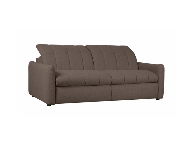  Canapé roma 2 places convertible avec relax électrique en tissu - marron ROMA - Conforama E