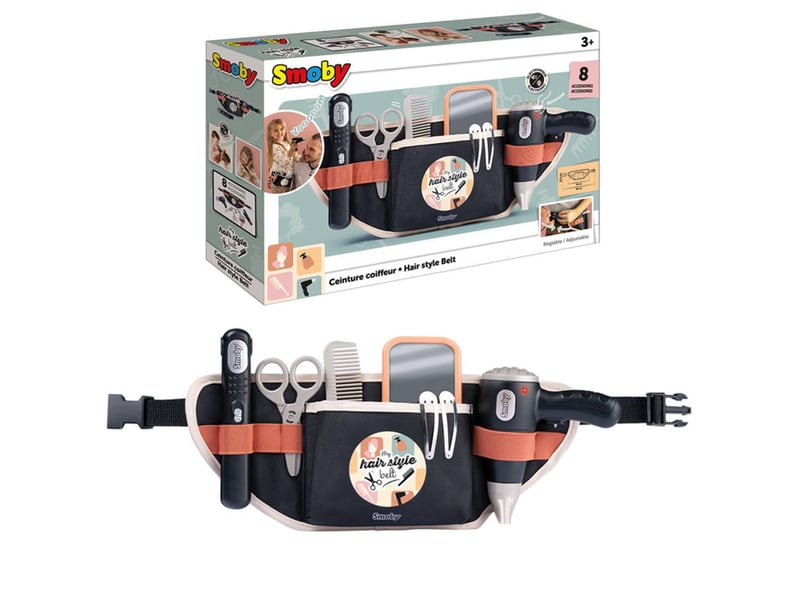  Jeu d'imitation ceinture de coiffeur enfant 8 accessoires avec sangle réglable 7600320173 - Conforama A