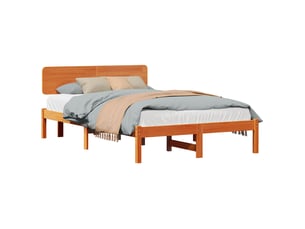 Lit 2 places 120x190cm coloris marron