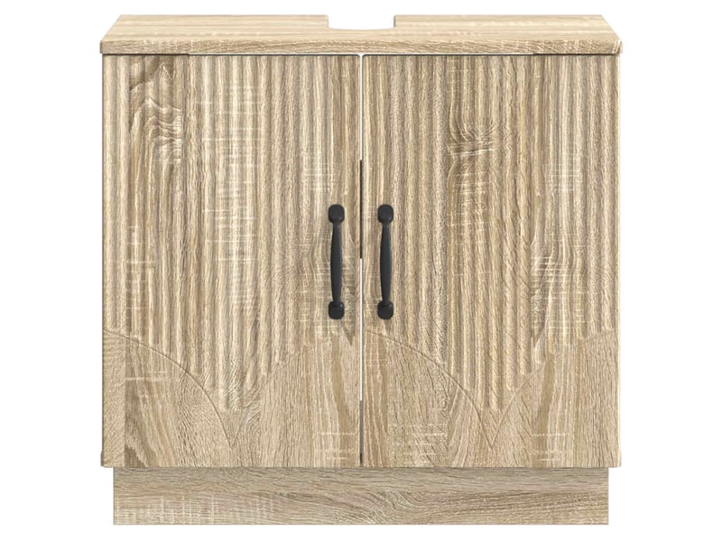  Meuble sous lavabo de salle de bain hoorn chêne sonoma cf64910  - Conforama D
