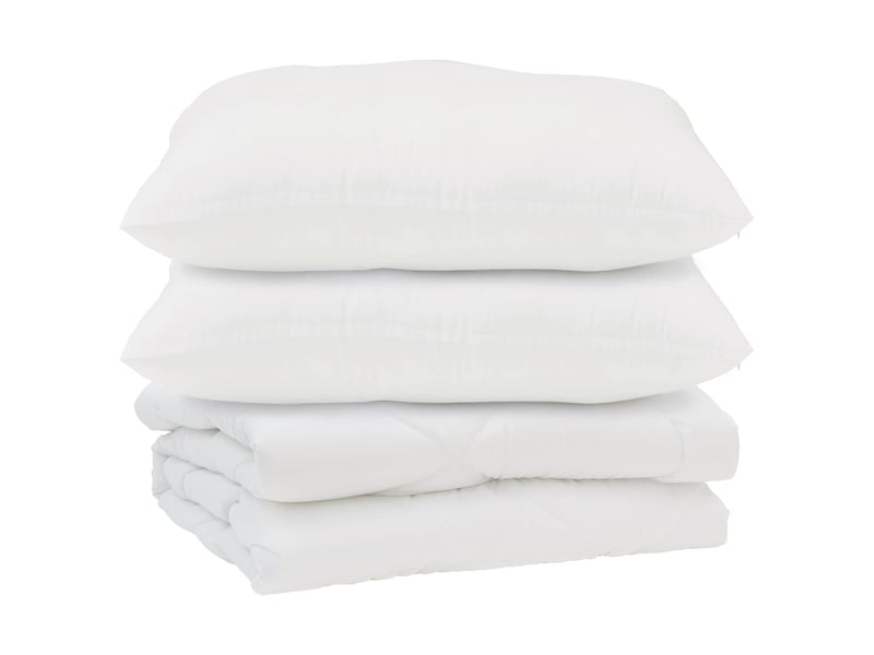  Couette avec oreiller 3 pièces - duvet blanc microfibre  - Conforama A