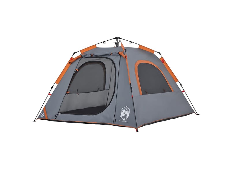  Tente de camping, tente à dôme 4 personnes libération rapide shl22110  - Conforama D