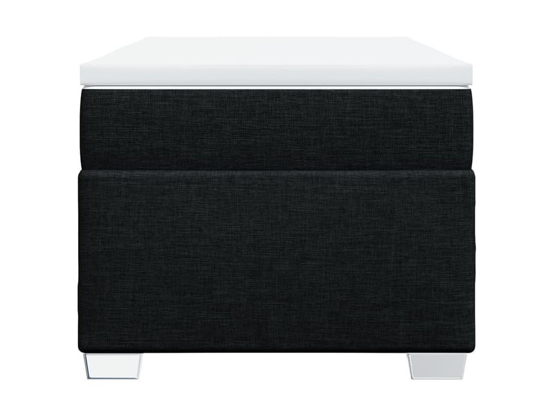  Lit simple, sommier à lattes de lit et matelas noir 80x200 cm tissu shl89728  - Conforama D