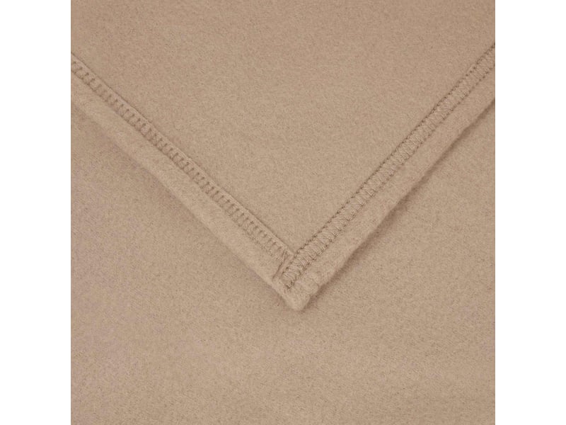  Plaid canapé camel 280x210 cm 0.8 kg polaire  - Conforama E