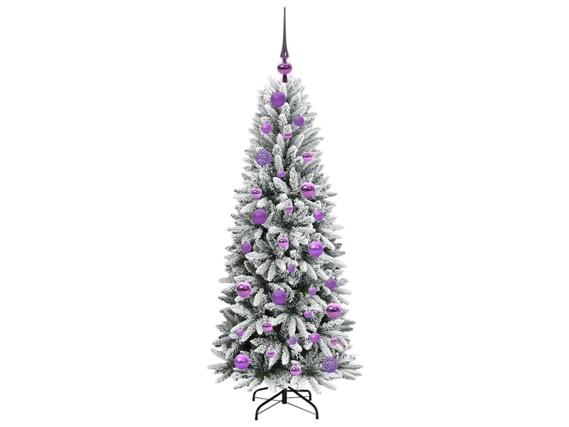  Sapin de noël artificiel, arbre de noël blanc 120 cm shl1025  - Conforama D