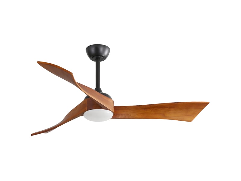  Ventilateur de plafond de 132 cm avec éclairage – incluant une télécommande à 6 vitesses et un moteur cc à économie d'énergie  - Conforama A