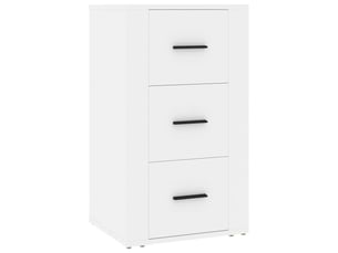 Buffet - bahut - meuble de rangement blanc 40x33x70 cm bois d'ingénierie