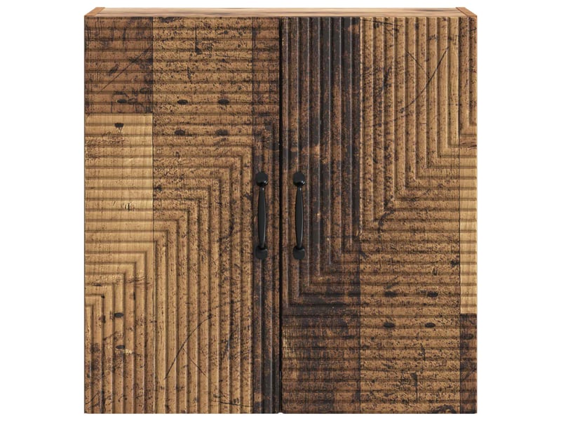  Armoire murale salon, meuble de rangement bois ancien 59x31x60cm bois d'ingénierie shl2185  - Conforama D