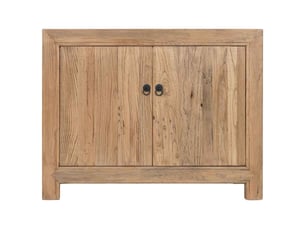 Buffet en bois beige 116x39x90 cm h