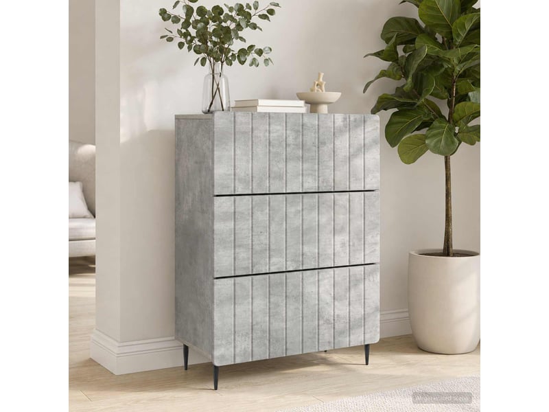  Armoire de rangement bureau, armoire à tiroirs 66 x 34,5 x 92 cm bois d'ingénierie shl4254  - Conforama B