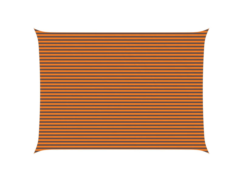 Voile d'ombre - voile d'ombrage - voile parasol orange et marron 5 x 7 m 100 % polyester oxford - Conforama A