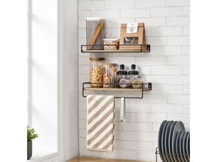 Etagère 15 cm coloris marron <strong>SANS MARQUE</strong> <strong></strong>
