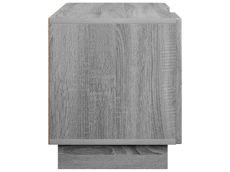  Meuble tv moderne, banc tv 90x34,5x40 cm sonoma gris bois d'ingénierie shl40370  - Conforama E