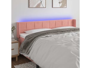 Tete de lit A poser largeur 163 cm   rose