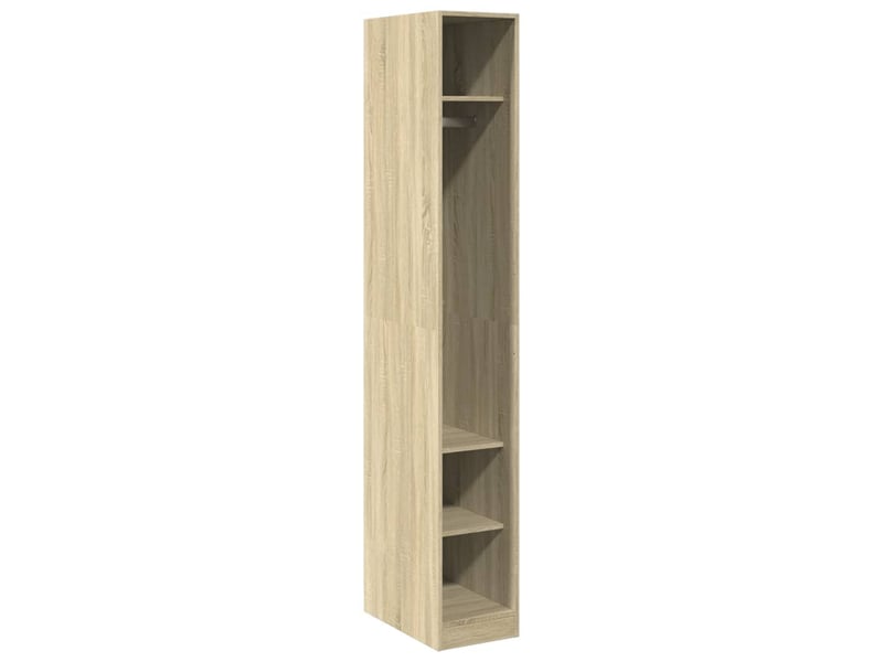  Garde-robe, armoire de rangement chêne sonoma 30x50x200 cm bois d'ingénierie shl2251  - Conforama A