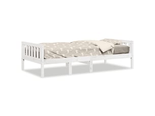 Lit simple 90x200 cm    coloris blanc