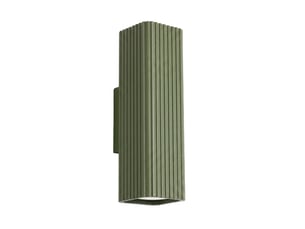 Applique rayo 20 vert olive aluminium moderne 20x6x8cm