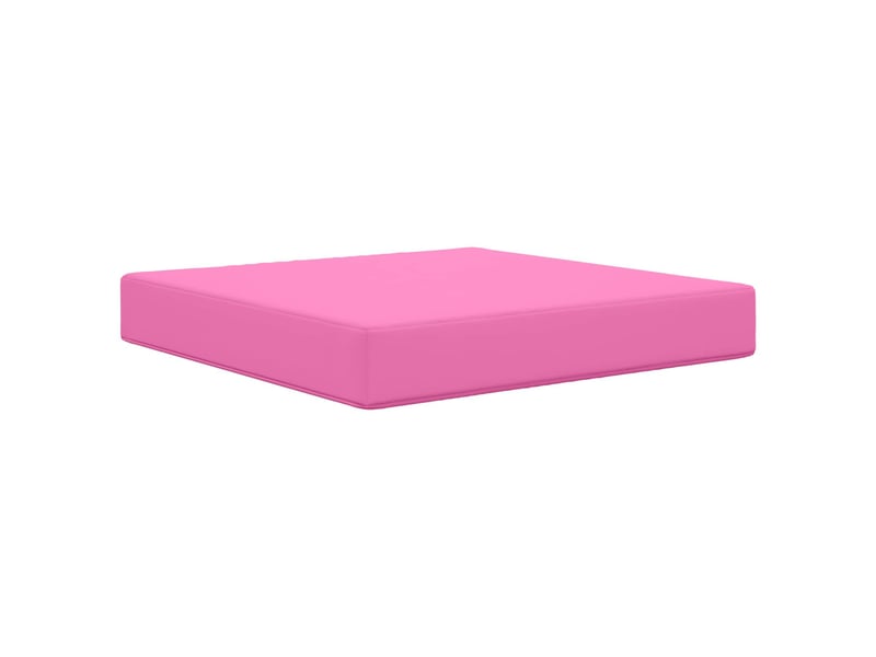  Coussin de canapé d'extérieur, coussin de chaise polyester rose 60 x 60 cm cf54138  - Conforama A