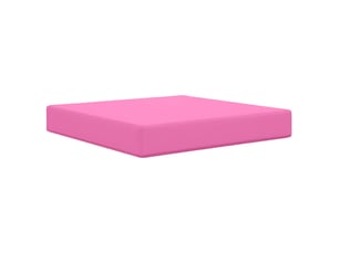 Coussin de canapé d'extérieur, coussin de chaise polyester rose 60 x 60 cm cf54138