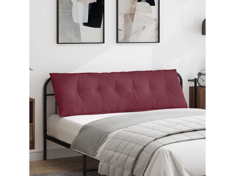  Coussin de dos, coussin de dossier bordeaux 160 x 19 x 50 cm tissu cf54586  - Conforama B