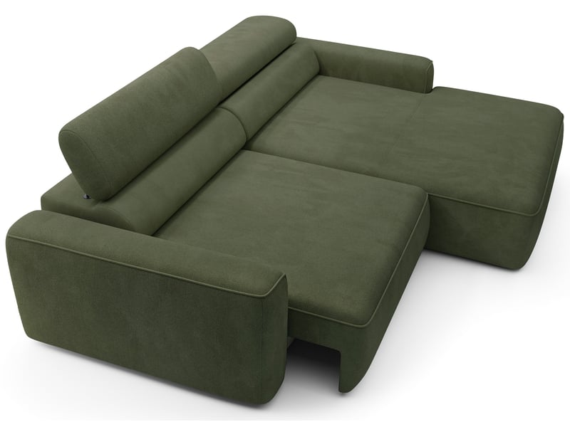 Selsey fando - canapé d'angle - 252 cm - velours vert sauge Fando - Conforama C