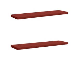 Lot de 2 coussins de banc, coussins d'assise vught 100 % polyester rouge cf58100
