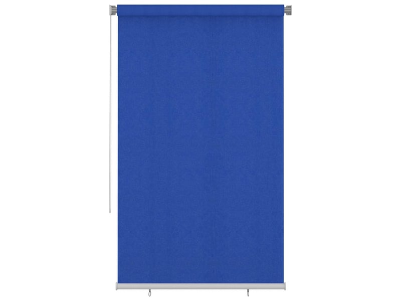 Store enrouleur, store roulant d'extérieur 145 (l) x 230 (h) cm bleu hdpe cf47332 - Conforama A