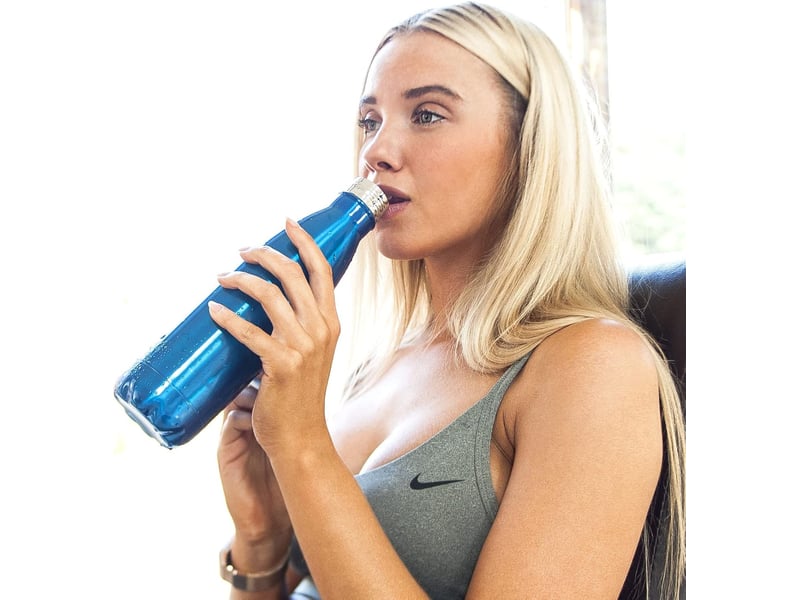  Bouteille d'eau isotherme sans bpa reutilisable pour sport gym voyage 500ml  - Conforama C