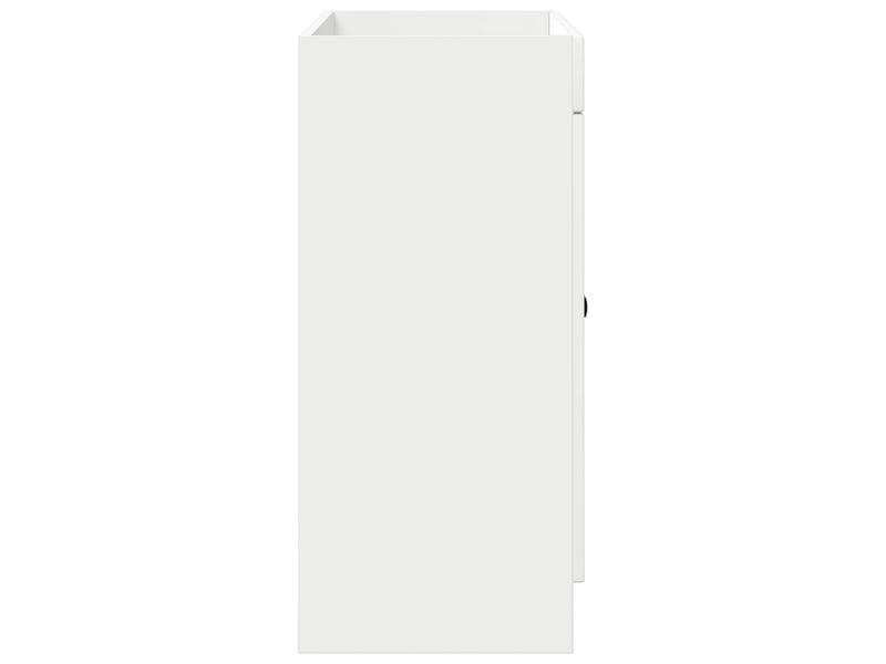  Armoire sous évier de salle de bain, meuble de rangement blanc brillant shl6523  - Conforama E