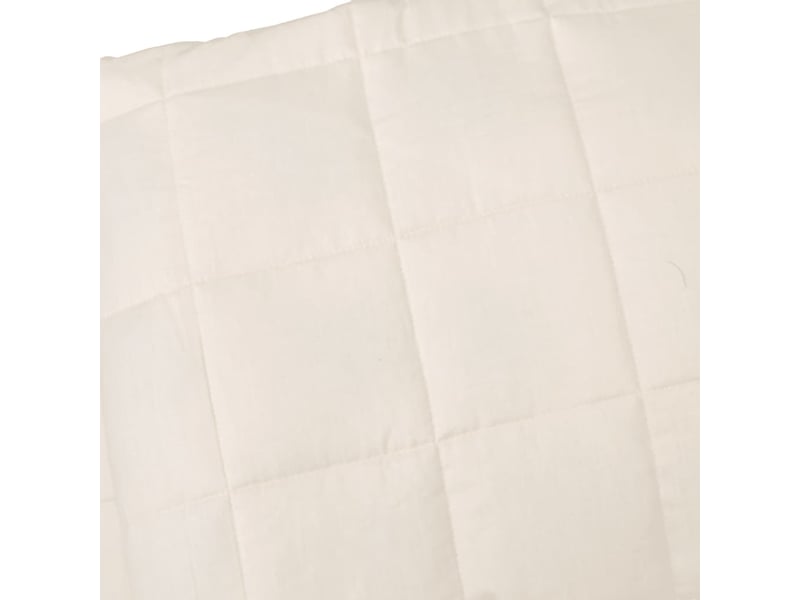  Couverture lestée adulte crème clair 220x240 cm 15 kg tissu shl90279  - Conforama D