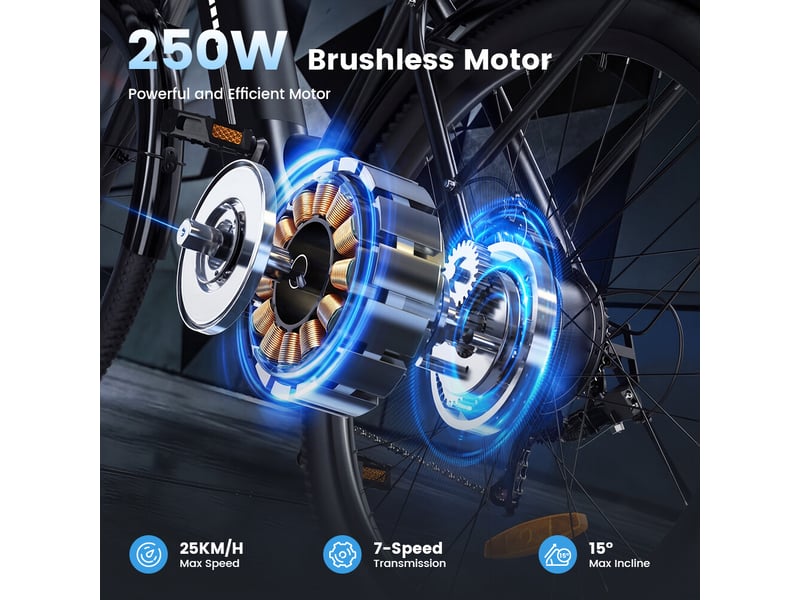  Iscooter ucitys velo electrique 1000 w, autonomie 100 km, pneus stables, freinage sur et couleur noir iScooter - Conforama E