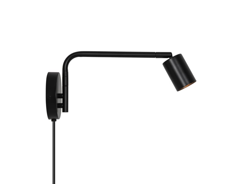  Applique murale spot long, explore en métal noir, ip20, nordlux 2612481003 - Conforama D