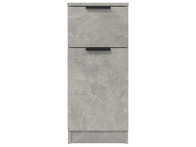  Buffets 2 pcs - bahut - meuble de rangement gris béton 30x30x70 cm bois d'ingénierie  - Conforama E