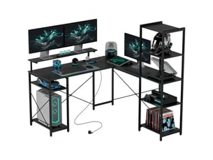 Bureau gaming coloris noir