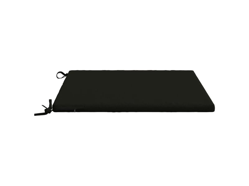 Coussin de siège, coussin d'assise 1 pièce soest 100 % polyester noir cf55657 - Conforama D
