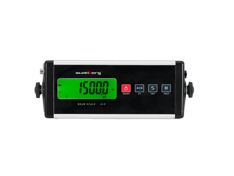  Barres de pesée 1 500 kg 0,5 kg 100 x 10 cm avec bluetooth et écran lcd externe acier au carbone plastique fonte d'aluminium noir 14_0008411  - Conforama B