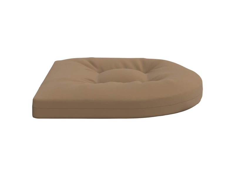 Lot de 4 coussins de siège, coussins d'assise 100 % polyester taupe cf60090 - Conforama D