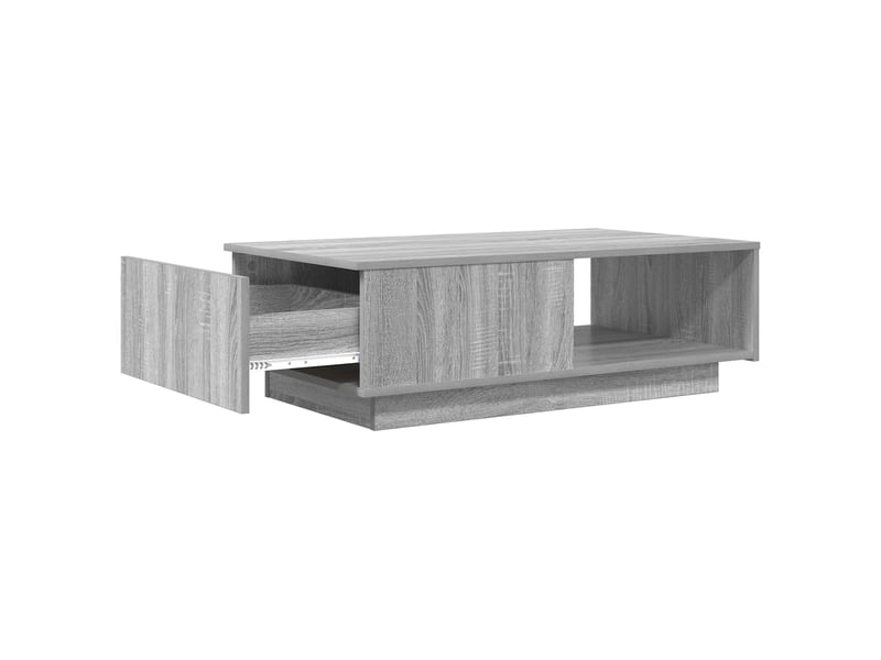 Table basse - table de salon - table à thé gris sonoma 95 x 55 x 31 cm bois d'ingénierie  - Conforama E