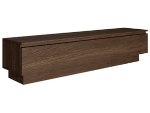 Meuble tv coloris bois foncé 175 cm SELSEY  Lemmi