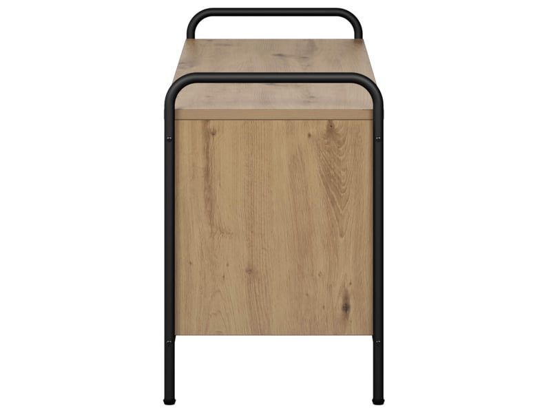  Meuble tv, banc tv 140x39,5x50 cm chêne artisanal bois d'ingénierie shl83078  - Conforama D