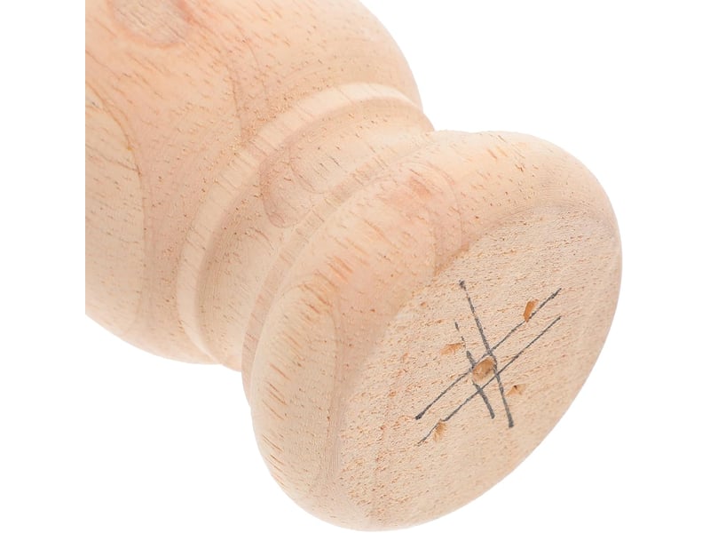  4pièces meubles bois massif sculpté ronds et courts pour tables et canapés de rechange bois  - Conforama C