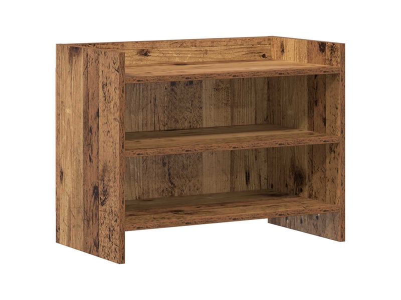  Meuble tv - banc tv - meuble de rangement 60 x 33 x 47 cm bois ancien bois d'ingénierie  - Conforama A