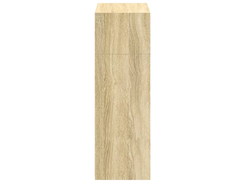  Buffet haut - bahut - meuble de rangement chêne sonoma 70x41x124 cm bois d'ingénierie  - Conforama E