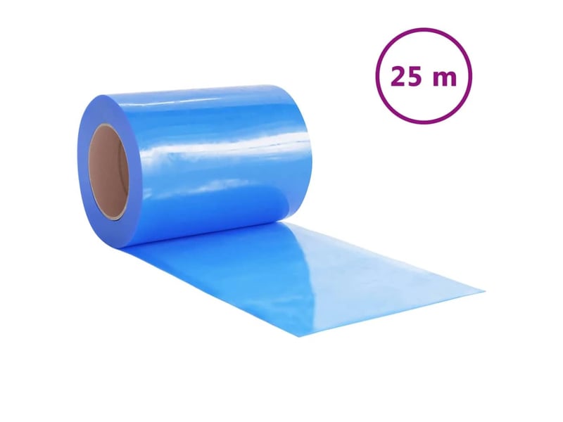  Rideau de porte bleu 300 mmx2,6 mm 25 m pvc cf43611  - Conforama A