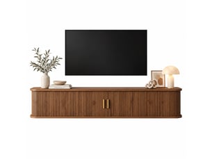 Meuble tv coloris naturel 175 cm <strong></strong>  <strong></strong>