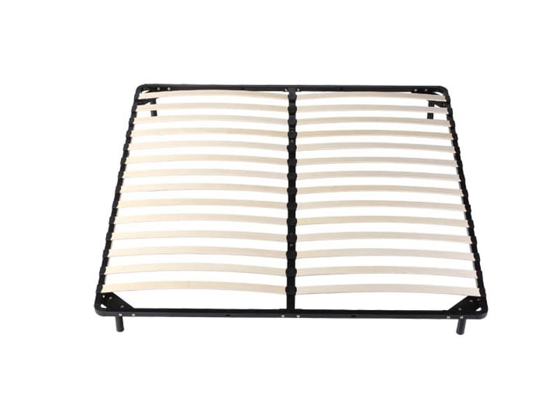 Sommier metal 180x200 cadre à lattes julie - pieds 29 cm - épaisseur metal 1,2 mm - 14 lattes en 9 mm - l et durabilité  - Conforama C