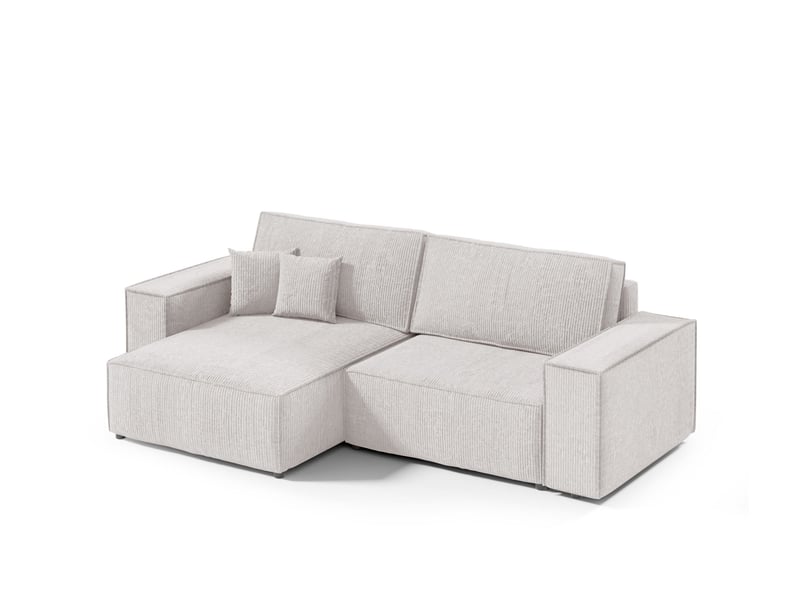  Canapé d'angle convertible mille mini creme  - Conforama A